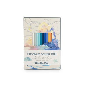 Moulin Roty – 12 crayons de couleurs explorateur