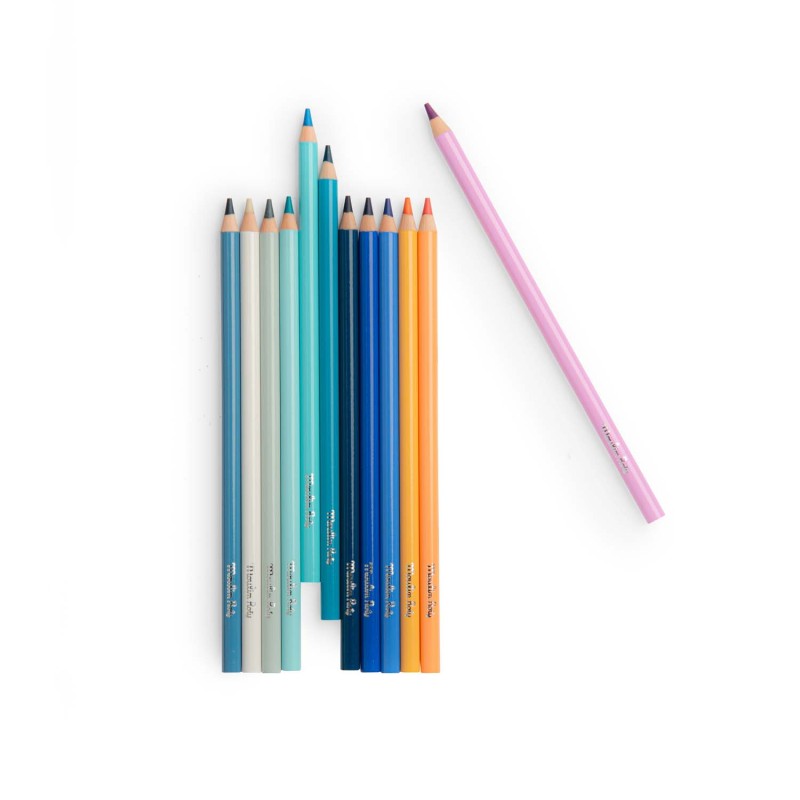 Moulin Roty – 12 crayons de couleurs explorateur – Image 2
