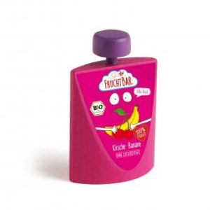 Dinette en bois – Compote cerise-banane