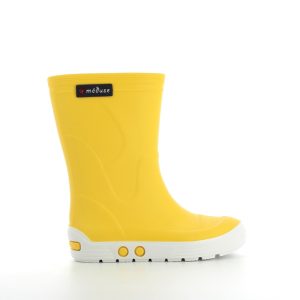 Méduse – Bottes de pluie enfants – Jaune et blanc