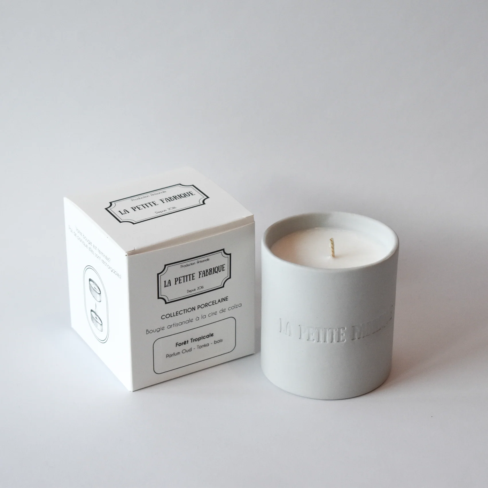 La petite fabrique – Bougie porcelaine – Forêt Tropicale