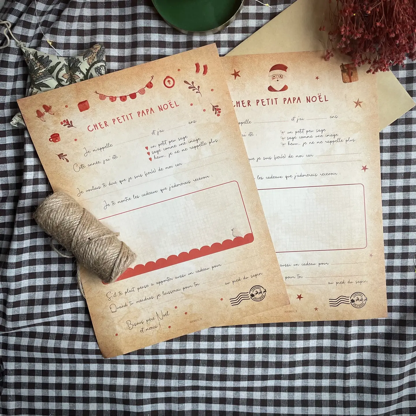 Papier Poetic – Lettre au père noël