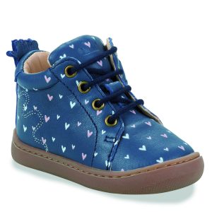 Easy Peasy – Deboo lacet – Coeurs bleu