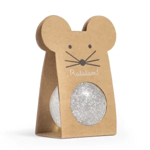 Ratatam – Balle rebondissante pailletée grise