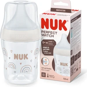 Biberon en verre 120 ml perfect match – NUK