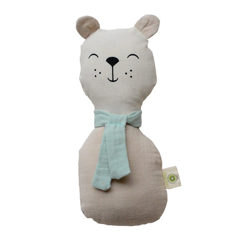 Apunt Barcelona – Hochet en coton bio – Ours – Image 2