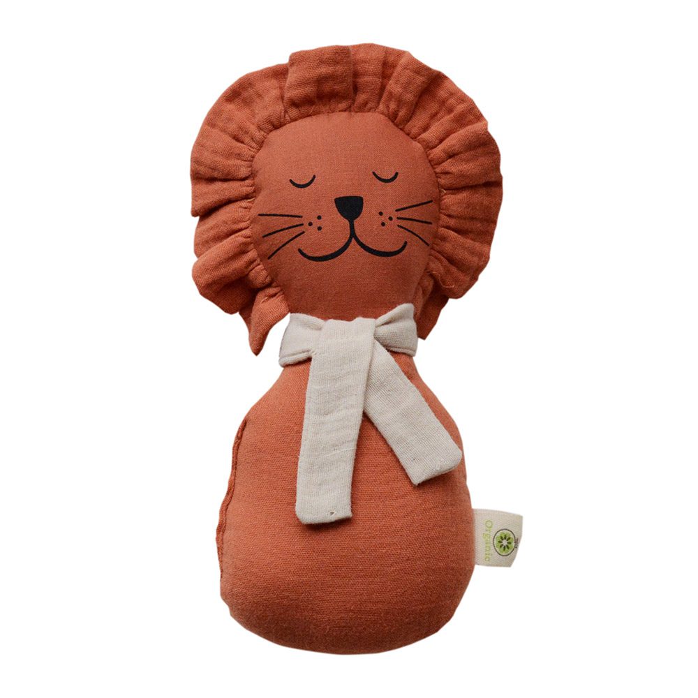 Apunt Barcelona – Hochet en coton bio – Lion – Image 2