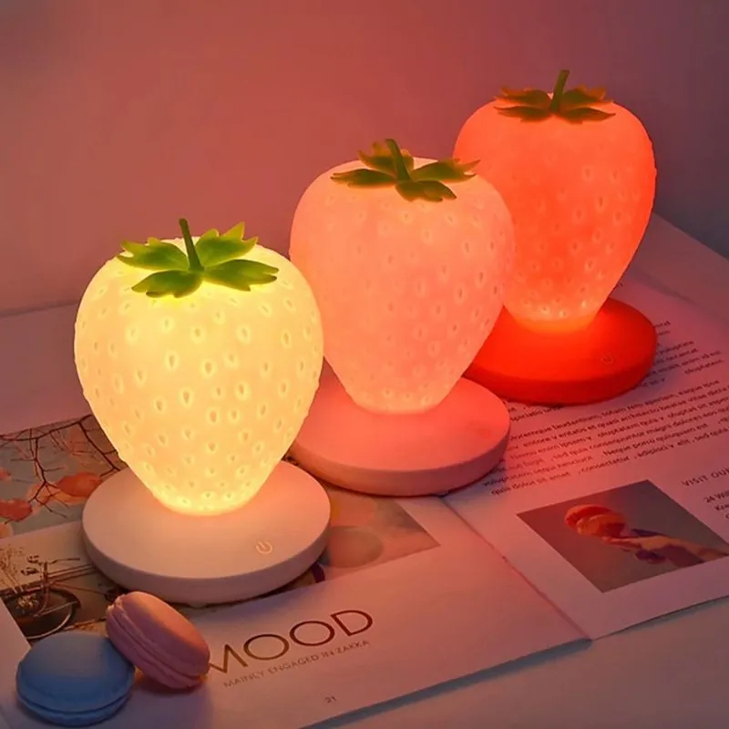Lampe Chevet Enfant En Forme De Fraise