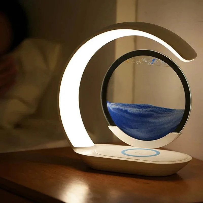 Lampe Avec Chargeur Téléphone Sable Mouvant – Image 5