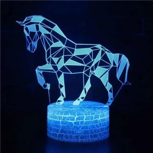 Lampe Led 3D Cheval