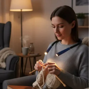 Lampe de Cou Pour Tricoter Rechargeable