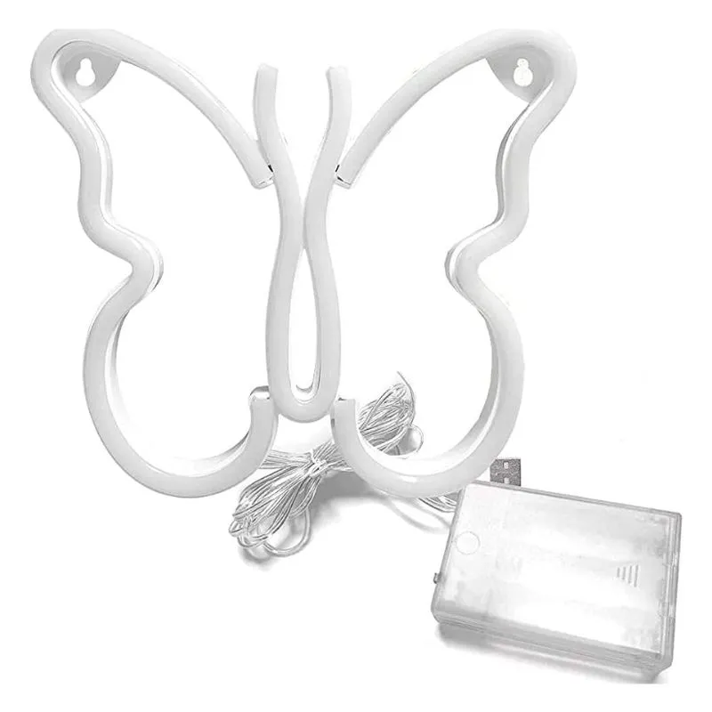 Lampes Papillon Neon Rose – Image 5