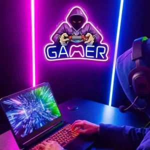 Néon LED gamer room