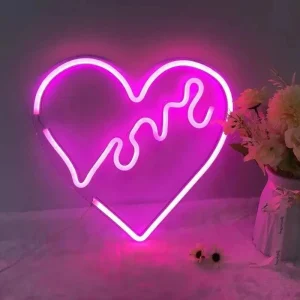Neon Love Coeur