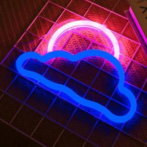 Neon Deco Murale | Soleil Derriere Nuage