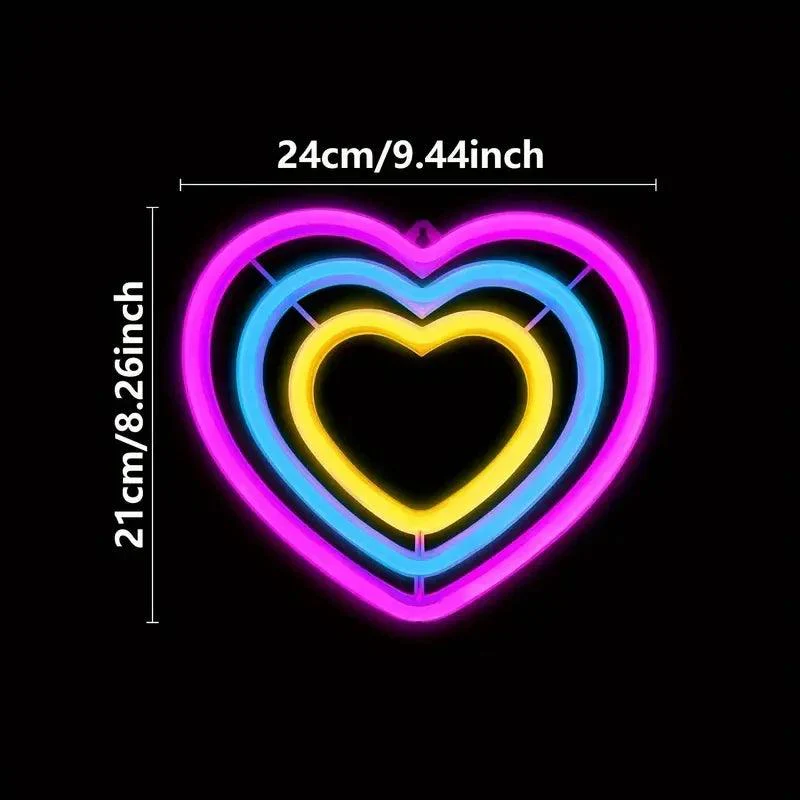 Neons Leds Double Coeur – Image 6