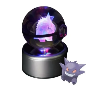 Pokeball Lumineuse Cristal Gengar