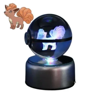 Pokeball Lumineuse Cristal Vulpix