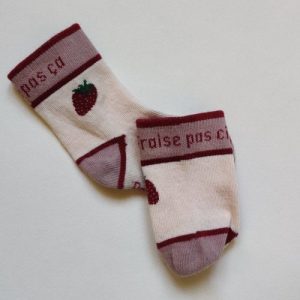 Poule Party – Chaussettes Fraise pas ci, Fraise pas ça