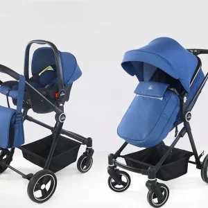 Poussette Duo Landau Amelia Bleu – Prima