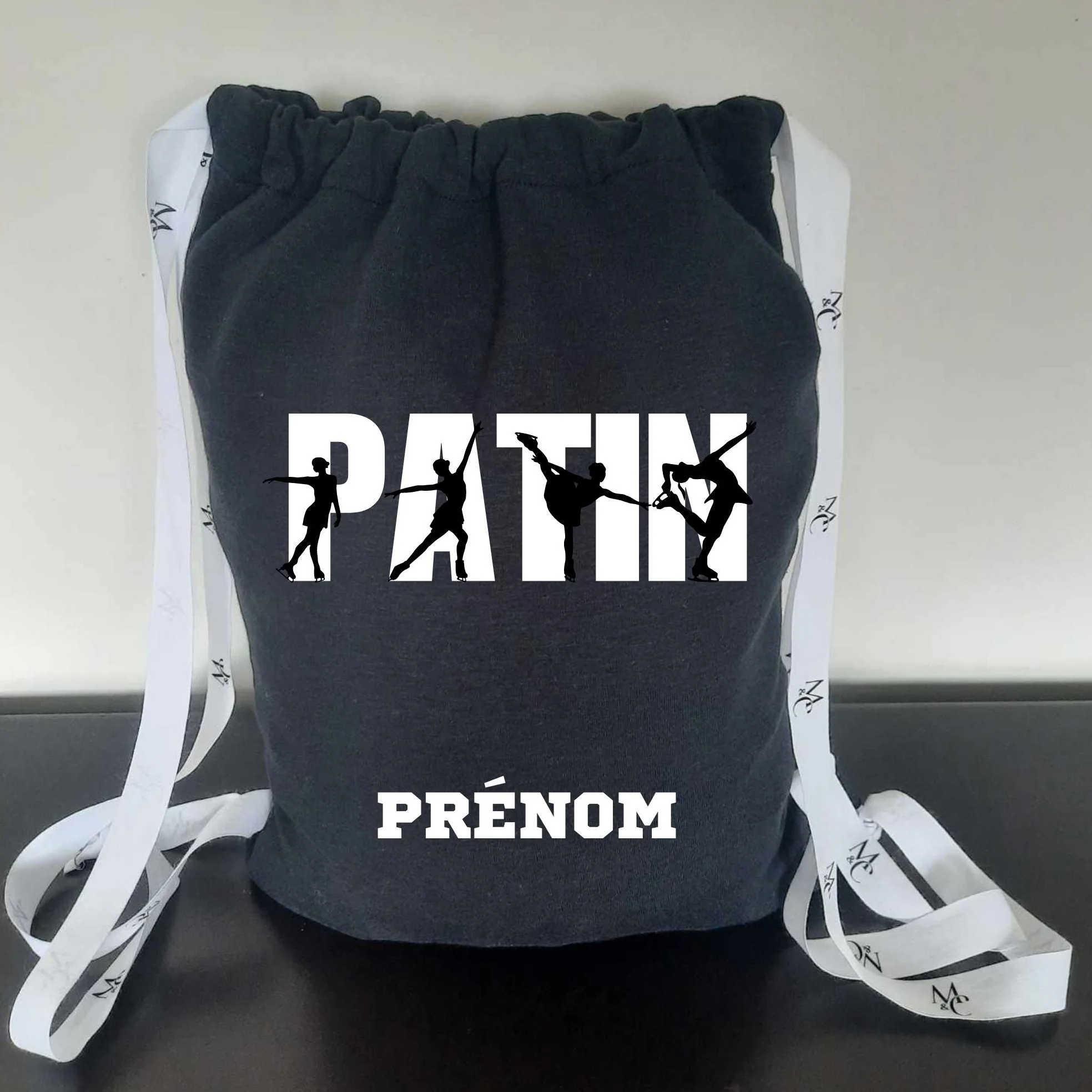 Sac à cordon - Imprimé Patin