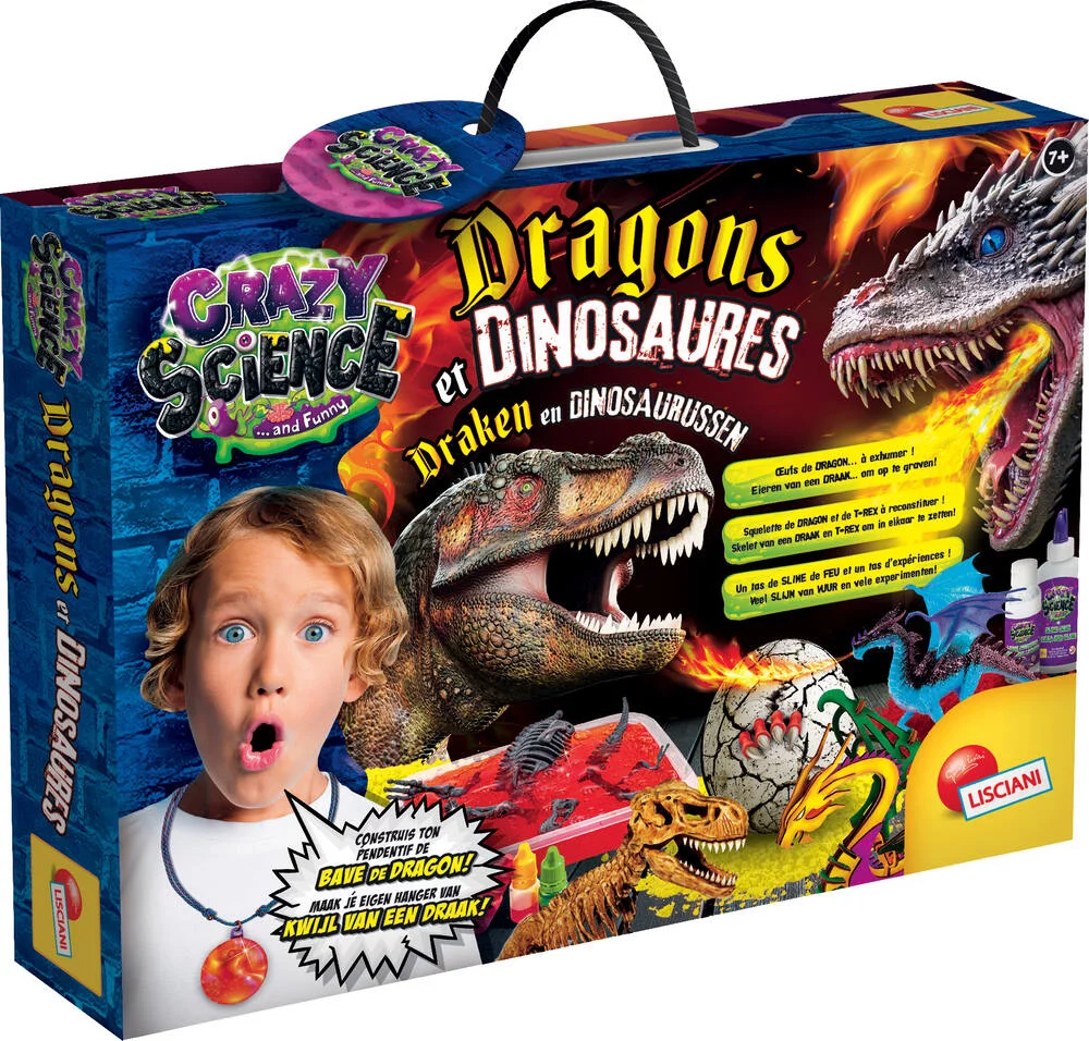 crayz science dragons et dinosaures