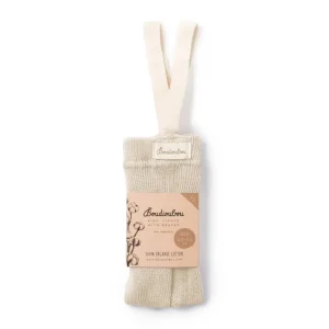Boudioubou – Collants à bretelles en coton bio – Ivoire