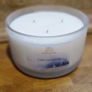Deux soeurs & Lutry nature – Bougie 3 mèches – Forêt enchantée (Parfum exclusif pour Lutry Nature)