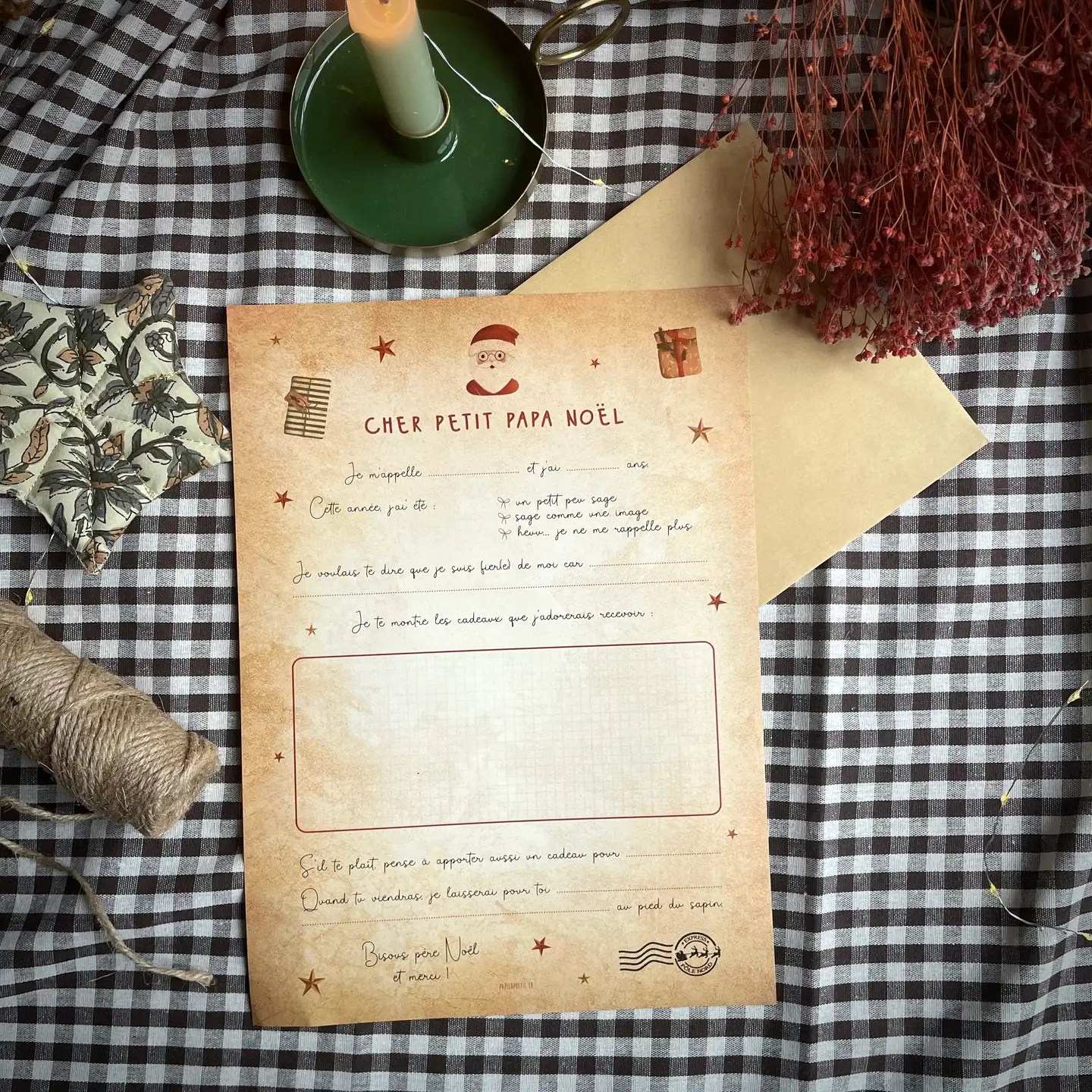 Papier Poetic – Lettre au père noël – Image 3