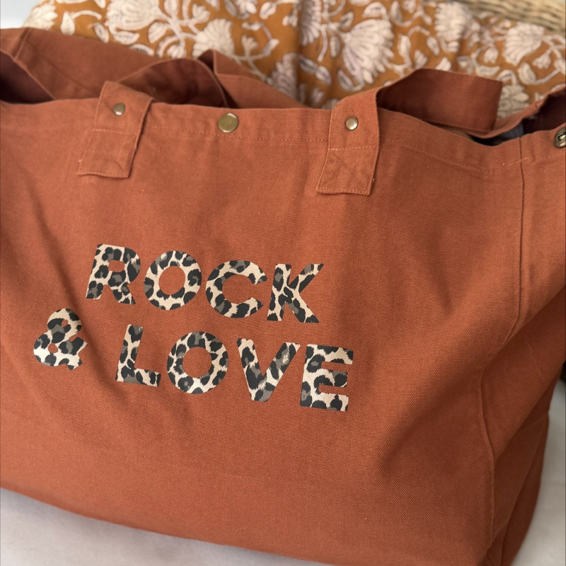 Marcel & Lily – Grand Cabas caramel – Rock & Love