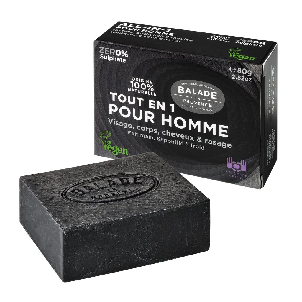 Balade en Provence – Savon tout en 1 pour homme 80gr – Image 2