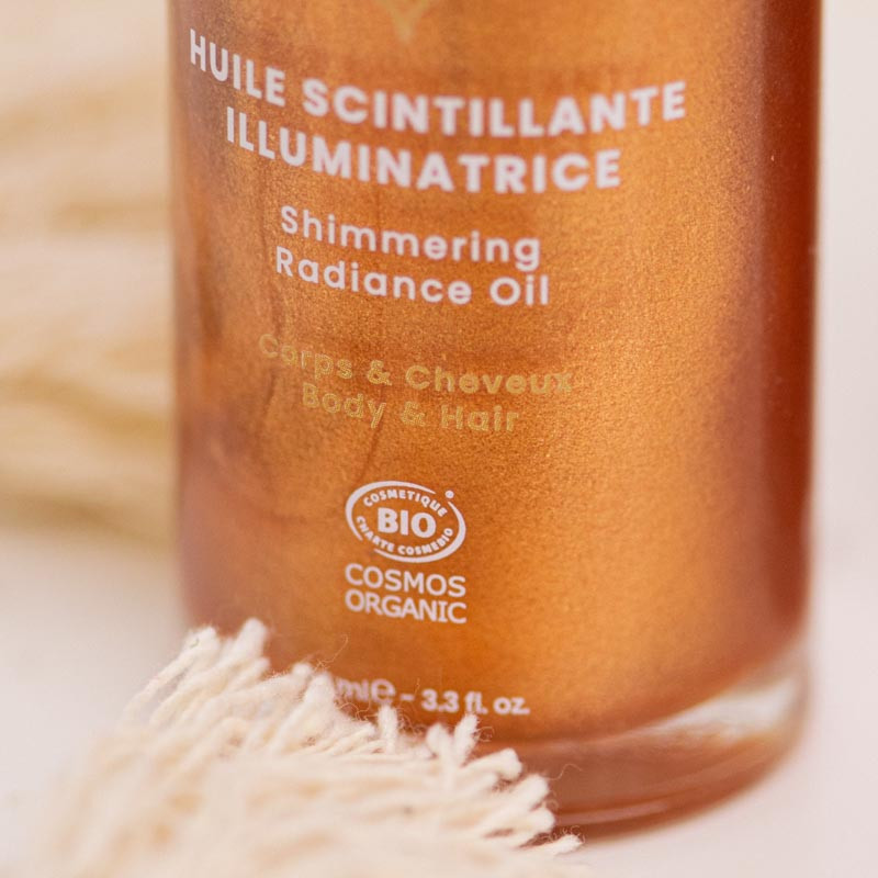 Boho – Huile Scintillante illuminatrice bio – 01 Gold – Image 2