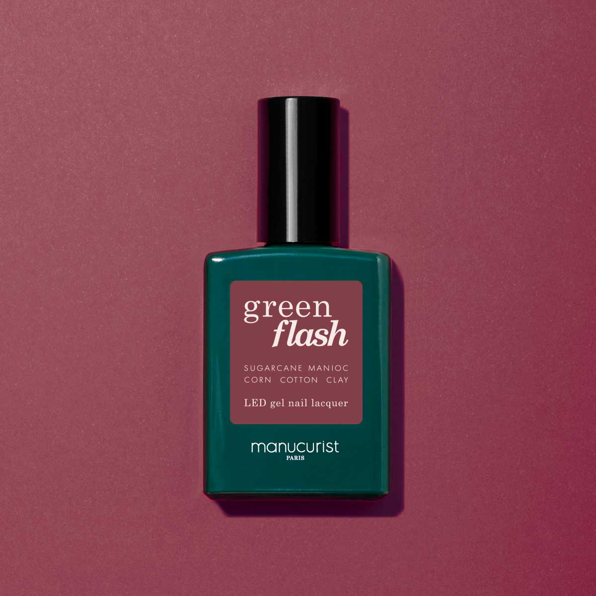 Manucurist – Vernis à ongles SEMI-PERMANENT green flash 15ml – Victoria Plum – Image 3