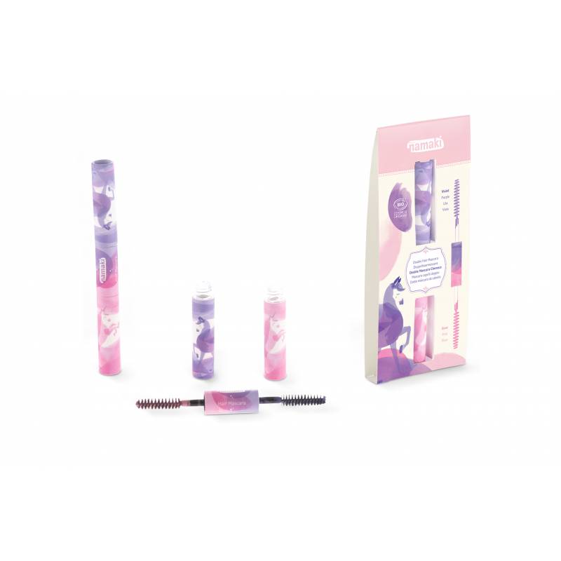 Namaki – Mascara cheveux double-embout – Rose et Violet – Image 2