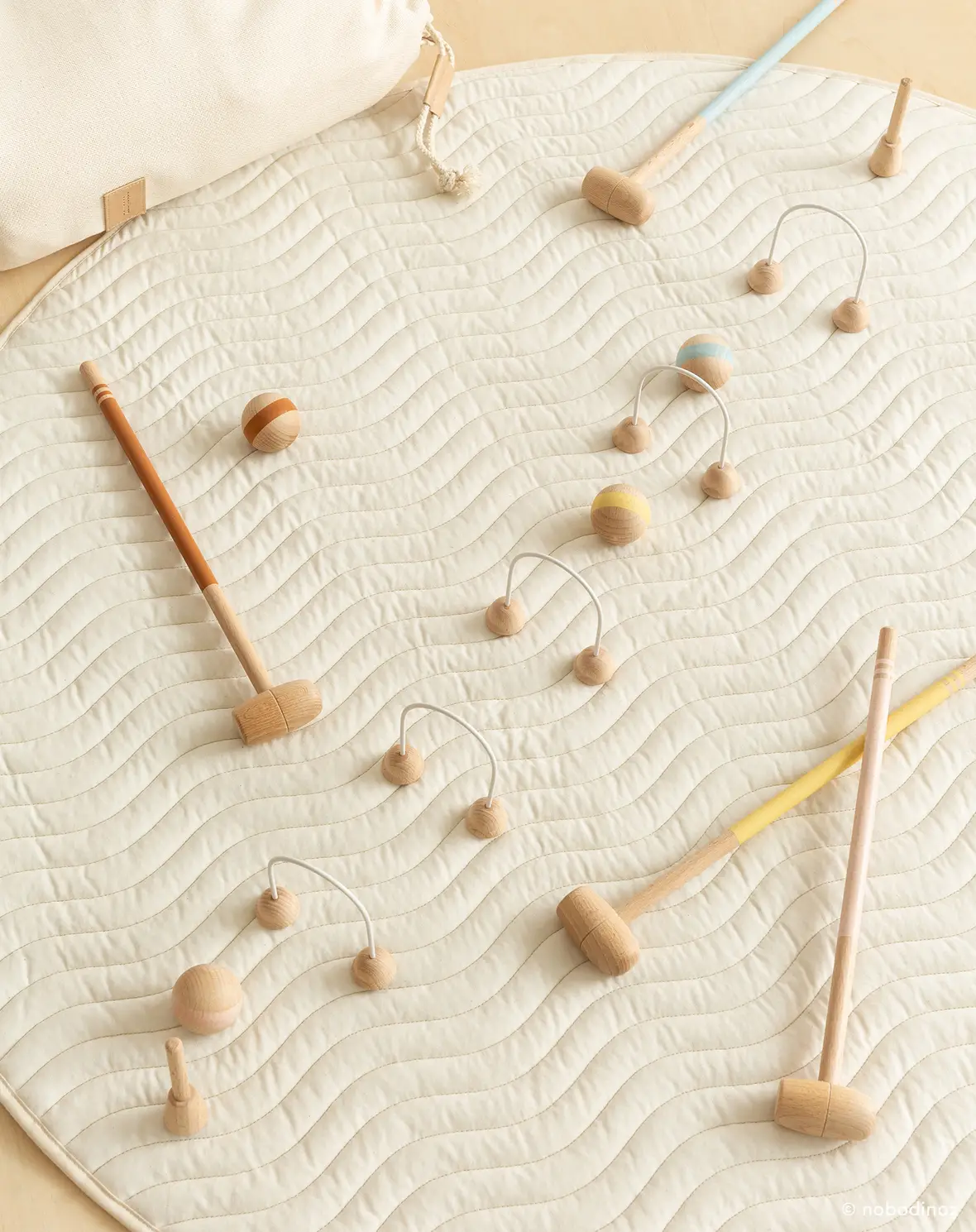 Nobodinoz – Jeu de croquet en bois – Image 5