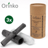 Orinko – Pack de 3 charbons actif pour purification d&rsquo;eau