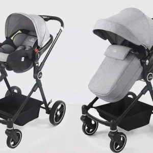 Poussette Duo Landau Amelia Gris – Prima