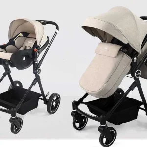 Poussette Duo Landau Amelia Beige – Prima