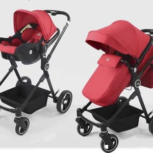 Poussette Duo Landau Amelia Rouge – Prima