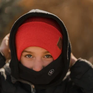 Cagoule surcapuche en micro polar pour enfant/adulte - Noir