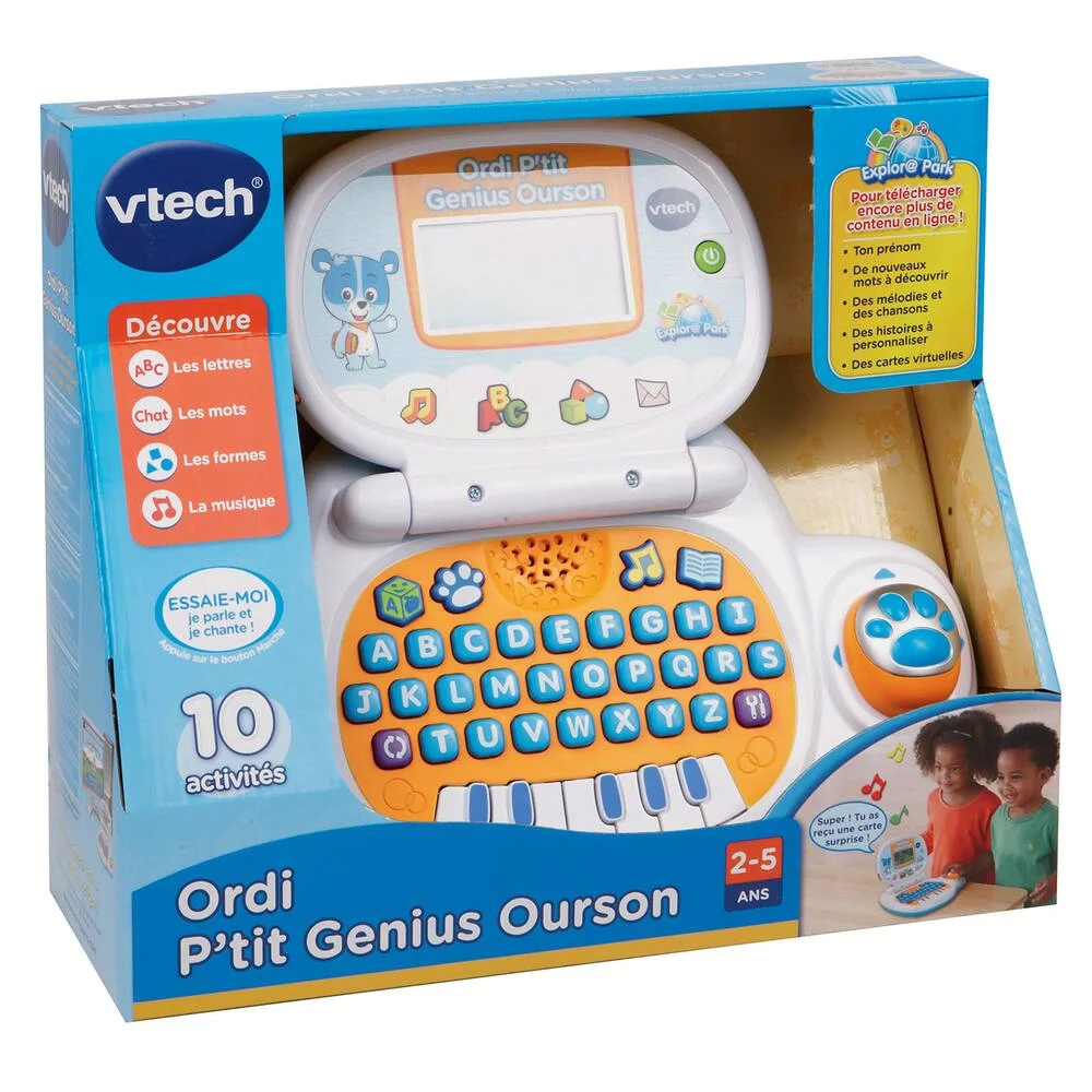 Ordi P’tit Genius Ourson Bleu – Vtech – Image 2